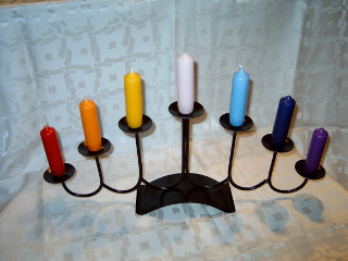 Chakra Kerzen St�nder