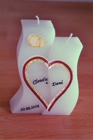 Hochzeitskerze HZ23 aus Bea's Boutique, Rombach bei Aarau, Aargau