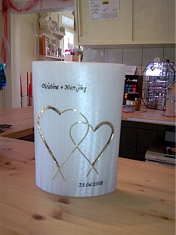 Hochzeitskerze HZ24 aus Bea's Boutique, Rombach bei Aarau, Aargau