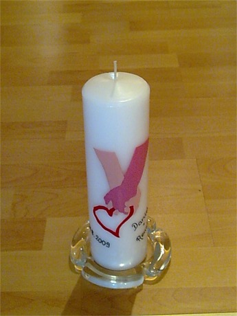 Hochzeitskerze HZ32 aus Bea's Boutique, Rombach bei Aarau, Aargau