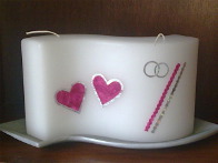 Hochzeitskerze HZ40 von Bea's Hochzeits- und Fest-Boutique in Rombach bei Aarau, Kanton Aargau, Schweiz