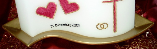 Kerzenteller f�r Wellenkerze