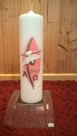 Kommunionskerze KO-94 aus Bea's Boutique, Rombach bei Aarau, Aargau