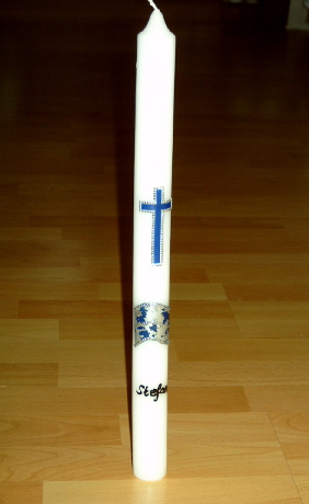 Taufkerze TA-10 aus Bea's Boutique, Rombach bei Aarau, Aargau