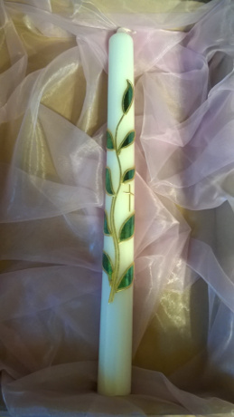 Taufkerze TA-44 aus Bea's Boutique, Rombach bei Aarau, Aargau