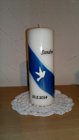 Taufkerze TA-47 aus Bea's Boutique, Rombach bei Aarau, Aargau